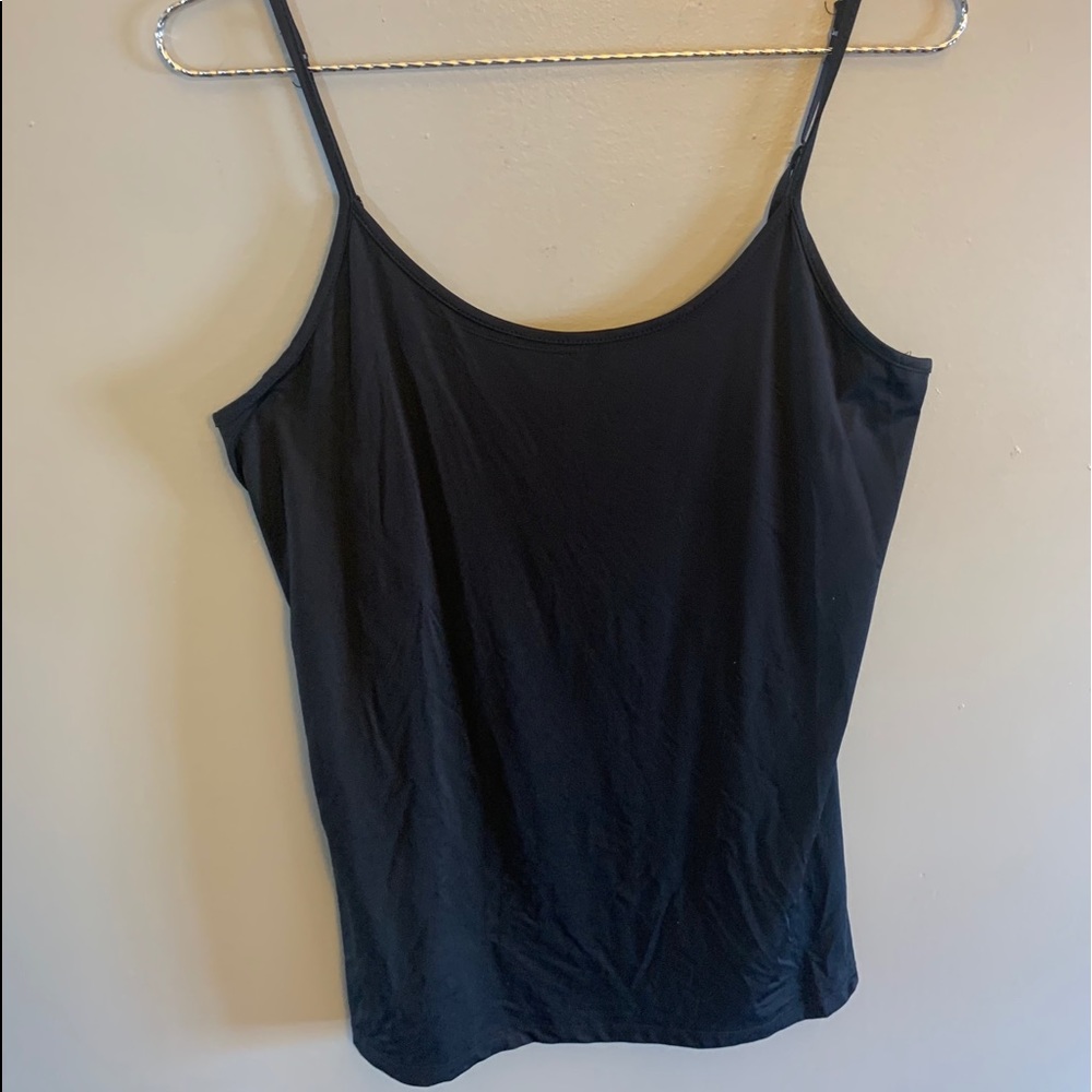 Smart set Black tank top , sz lrg